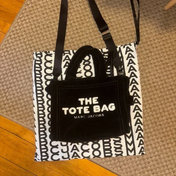 Marc Jacobs Medium Faux Fur Soft Tote Bag - Picture 2 of 6